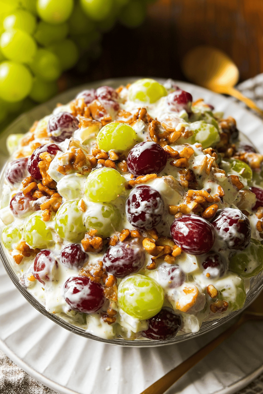 Sweet & Crunchy Creamy Grape Salad with Pecans: Recipe Tips